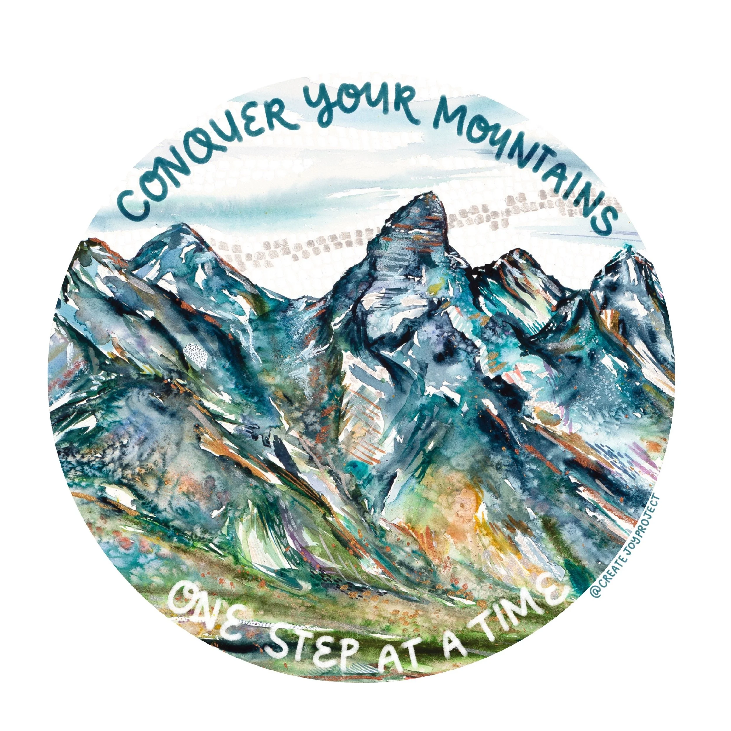 CONQUER YOUR MOUNTAINS STICKER.JPG
