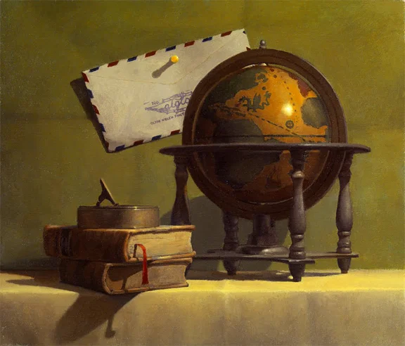 Globe with Books