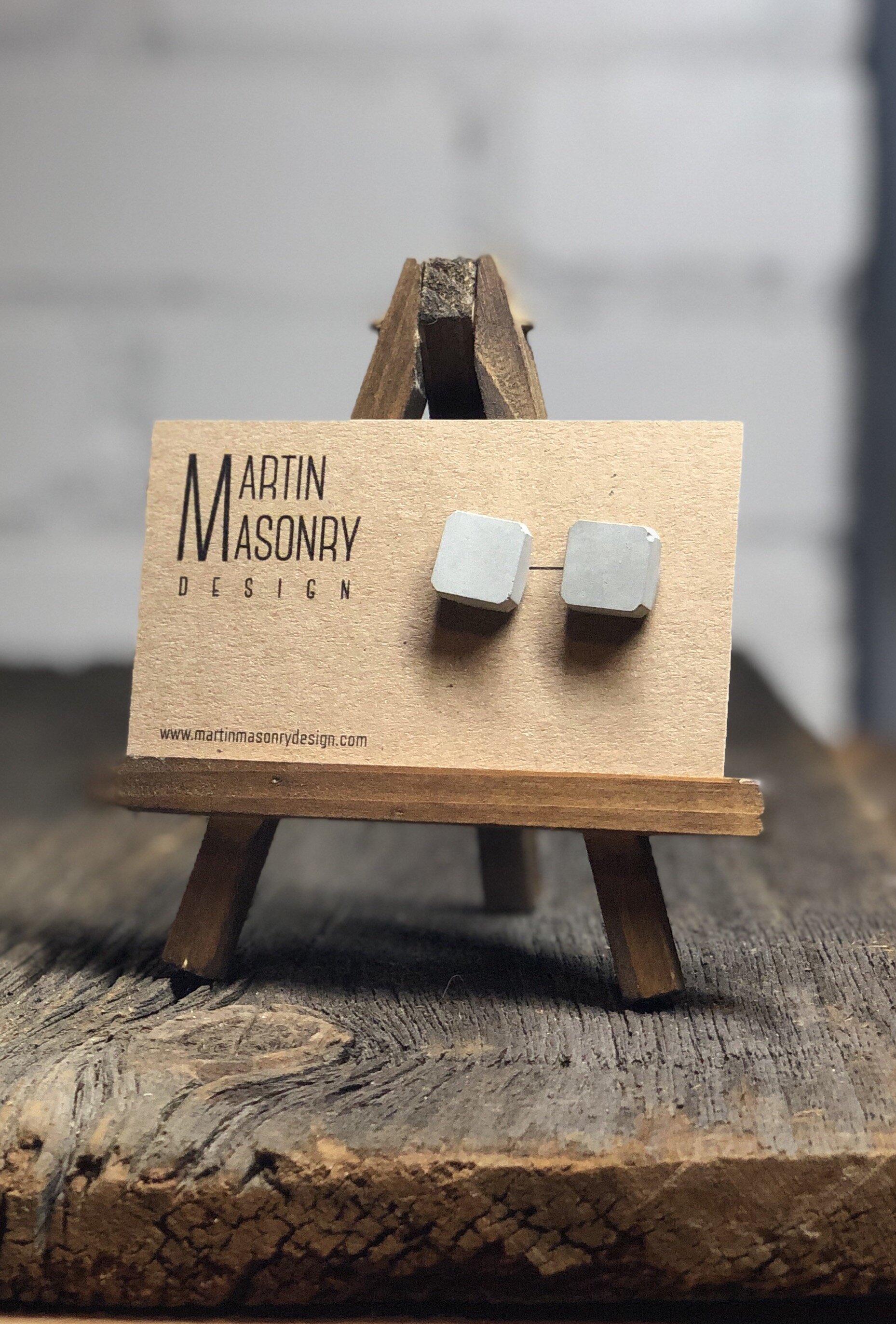 Clean cement cube posts