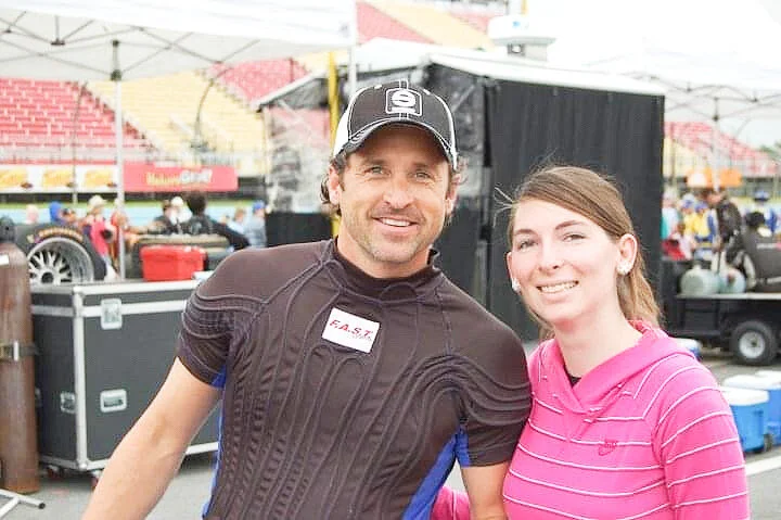 Patrick Dempsey and I at Watkins Glen International.
