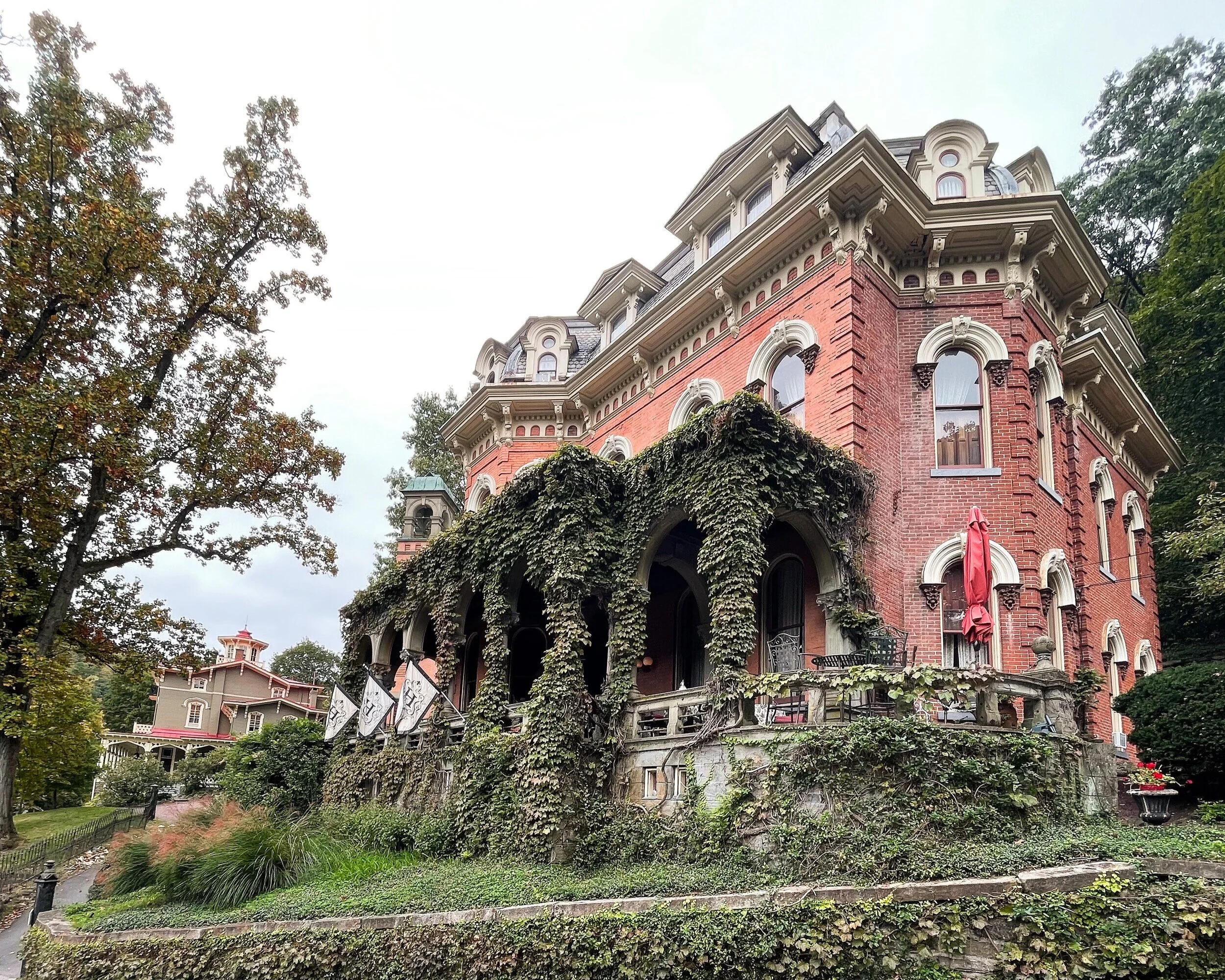 Harry Packer Mansion with Asa Packer Mansion in the background.