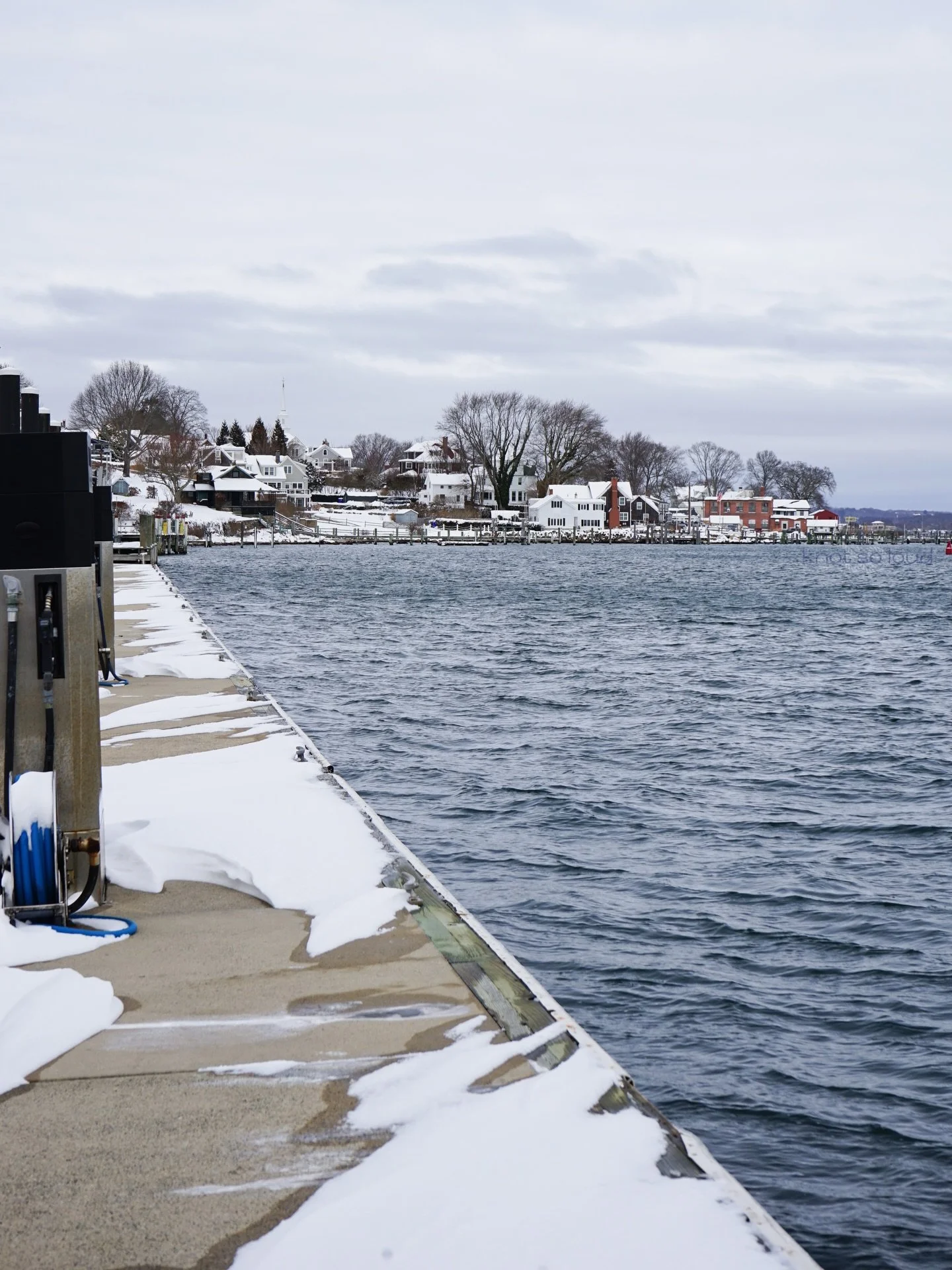 Snow day at the shipyard ⚓️🛥️❄️