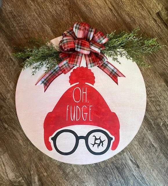 A Christmas Story Circular Sign
