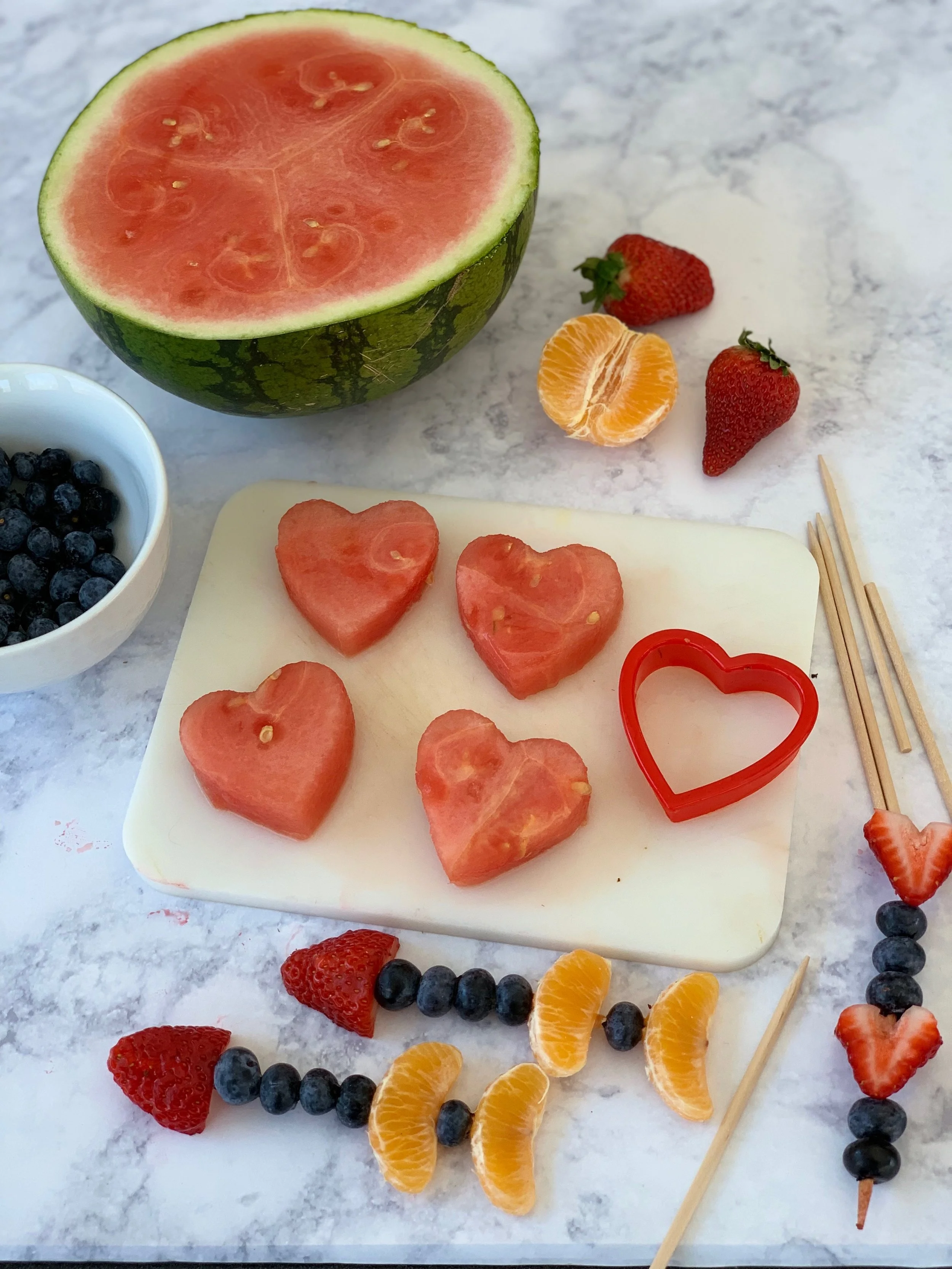 Valentine's Day Fruit Kabob Skewers — Off the Vine Nutrition