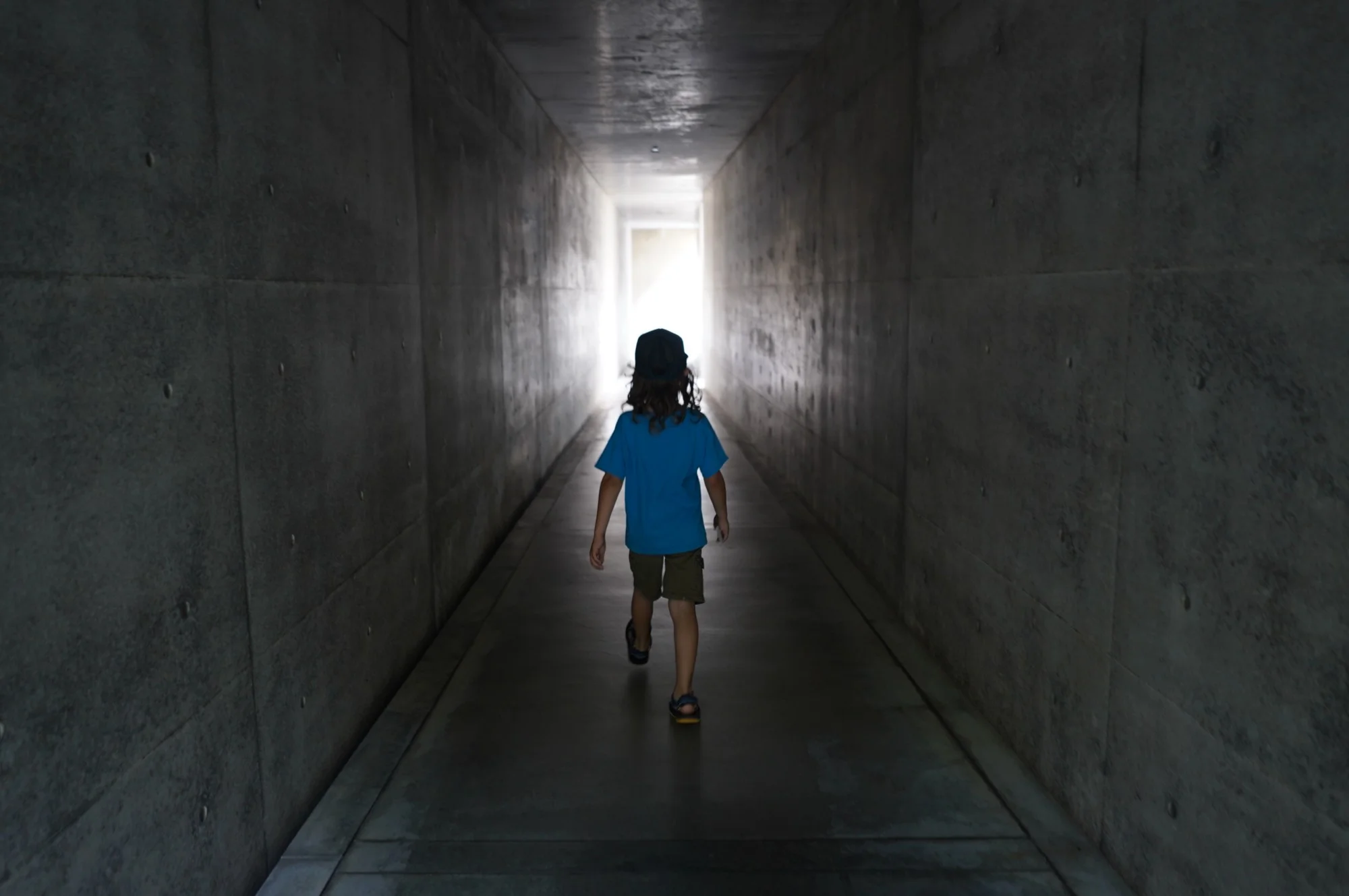 Entering Chichu Art Museum.