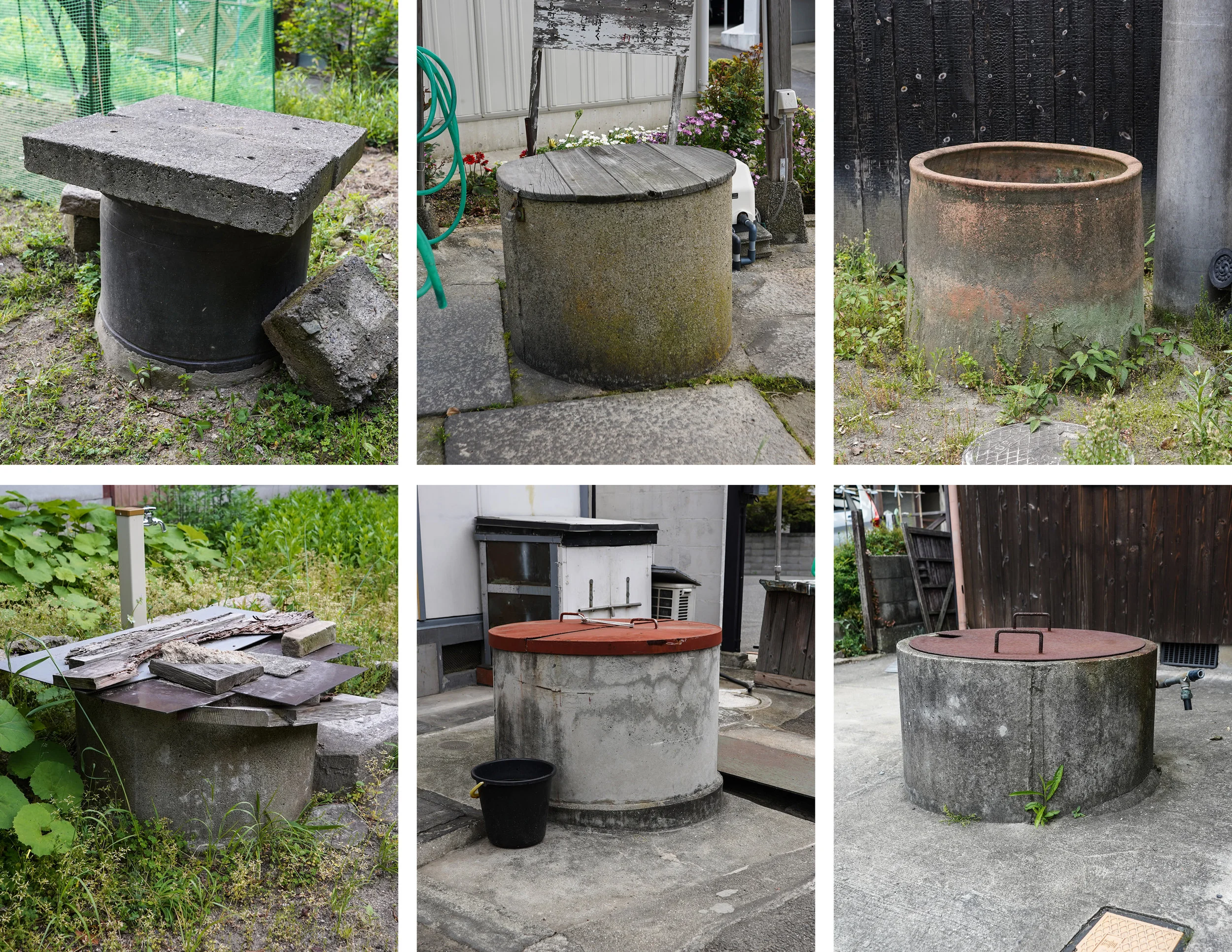 Wells on Naoshima.