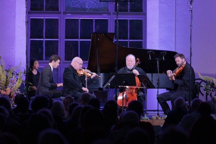 Lynn Harrell New Hollywood String Quartet Summer of Brahms.JPG