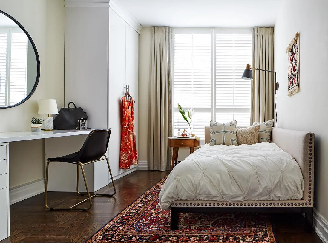 Downsizing in Style: Toronto Condominium Guest Bedroom