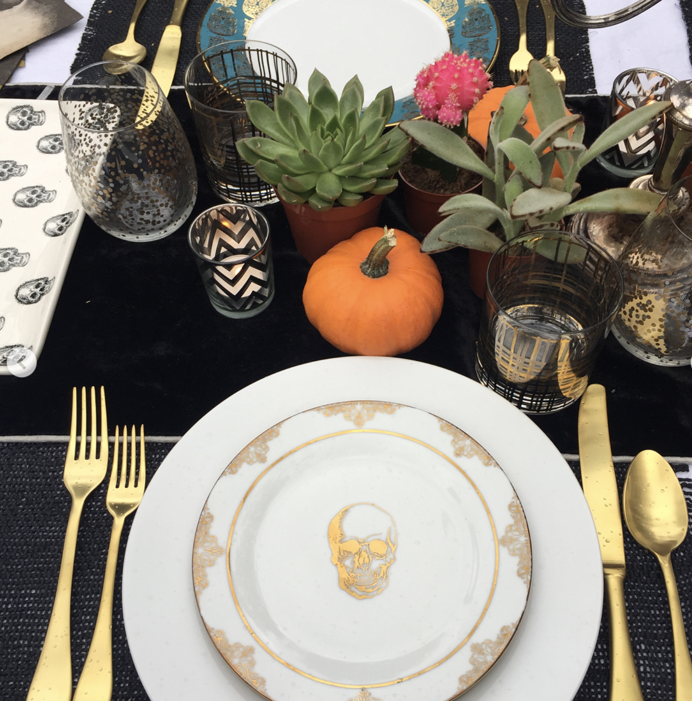 Halloween Tabletop Design Detail