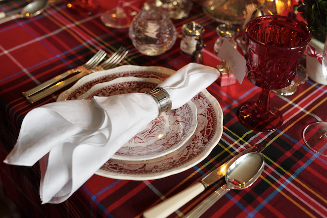 Classical Holiday Tabletop Detail