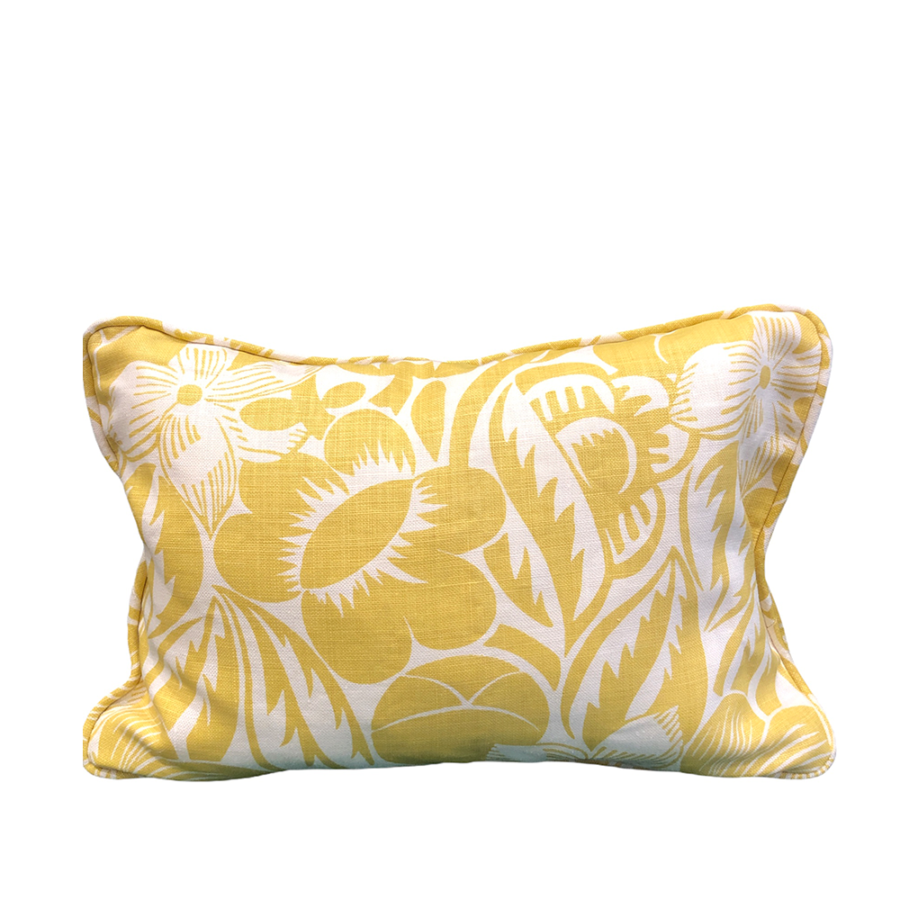 patterned lumbar pillow