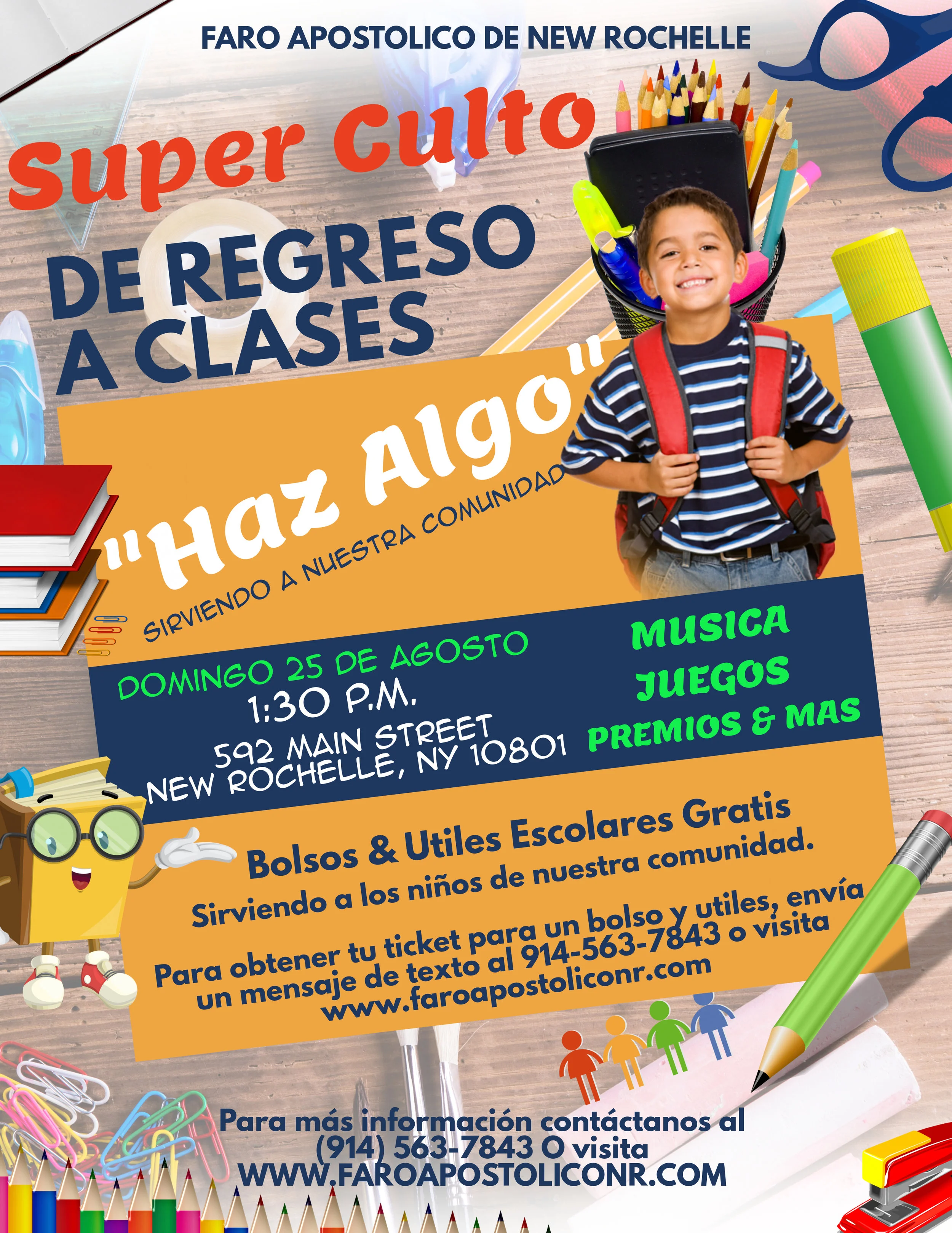 "HAZ ALGO" Evento de Regreso a Clases 