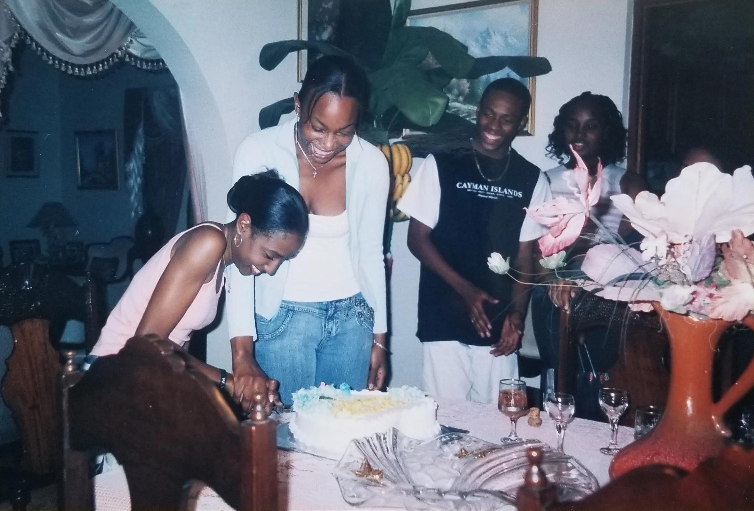 Najwah celebrating her 18th birthday in Jamaica