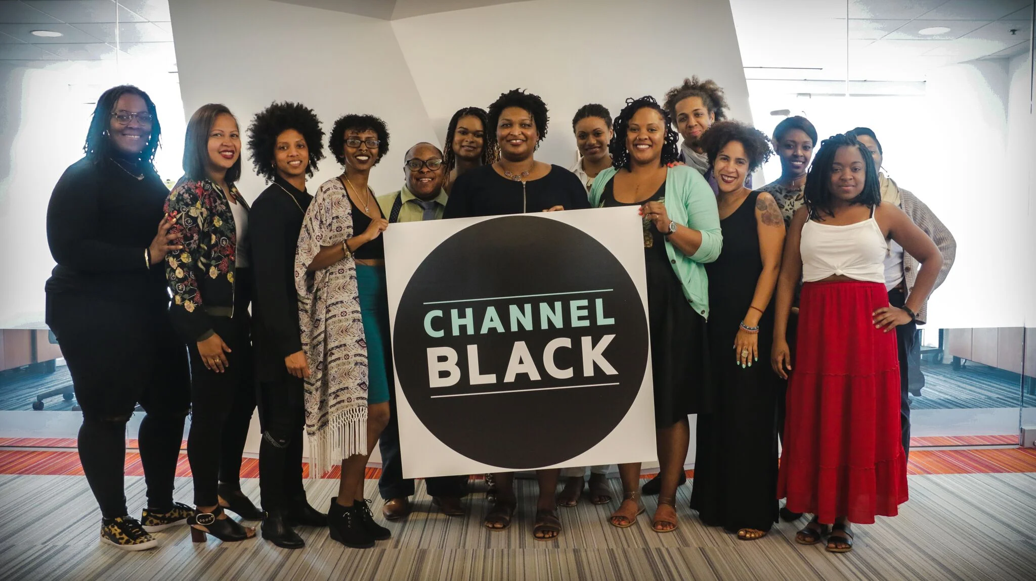 Channel Black 2017 with then state rep Stacey Abrams