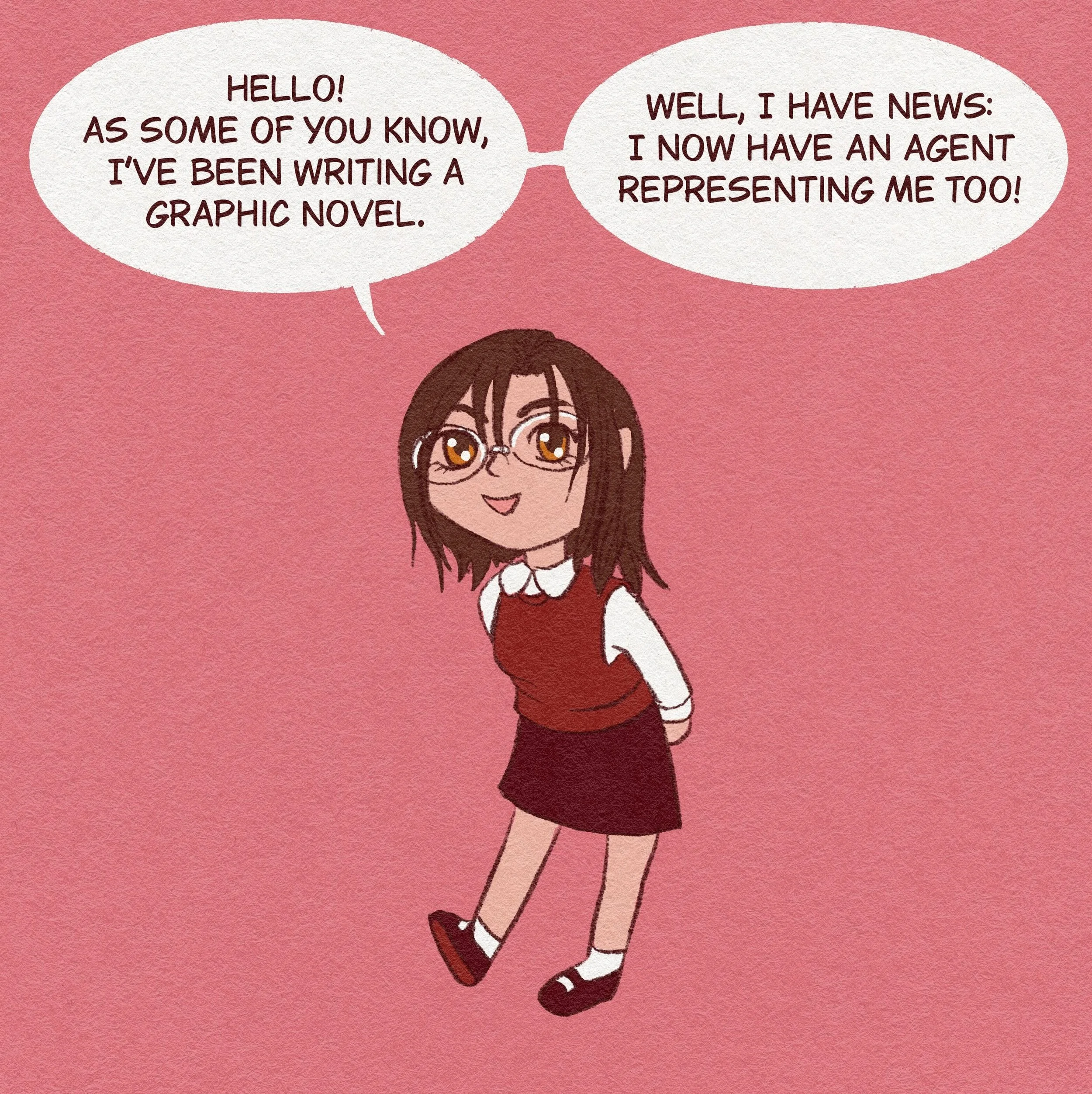 Some of you have already heard about this but I wanted to finally share this widely: I have a literary agent! I&rsquo;m so grateful to Lara and Audrey at ABLA for sticking with me through multiple rounds of revisions on my script. TBH it&rsquo;s way 