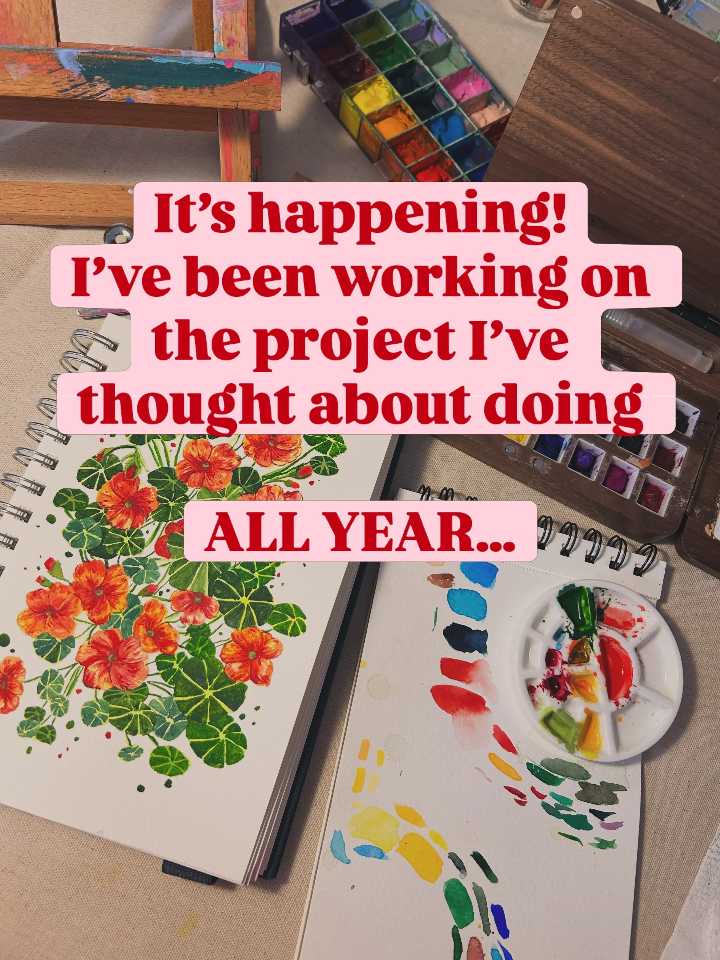 Im just a girl who loves painting with all her heart, who has a full-time job, and still wants to do more things. This art club allows me to bring others along for the ride, and gives people a low-cost and low-effort Way to collect my work. 

I have 