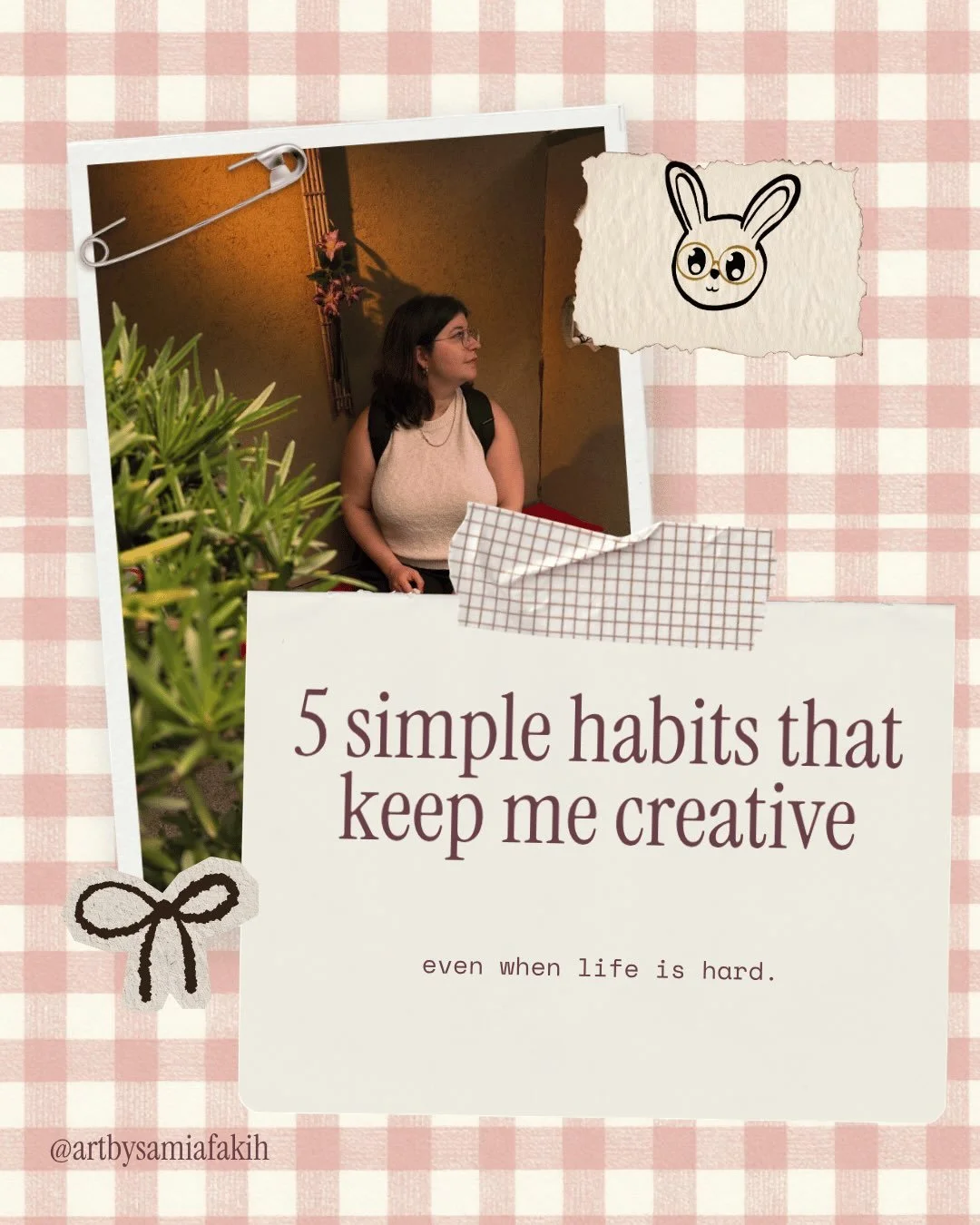 These little habits help! 
Also I&rsquo;m sending the first 50 mail club subscribers I ever get an original tiny watercolor painting in their first mailing☀️ if you want to be one of the first 50, sign up through the link in my b1o💖

#nycartist #art