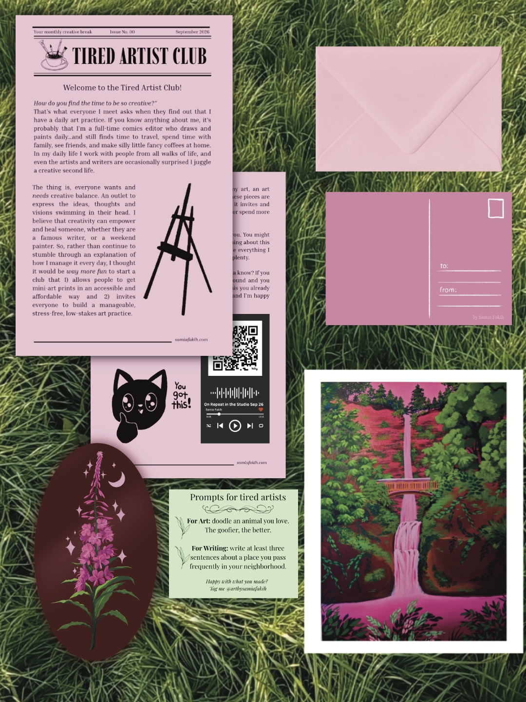 Tired Artist Club—Monthly Mail