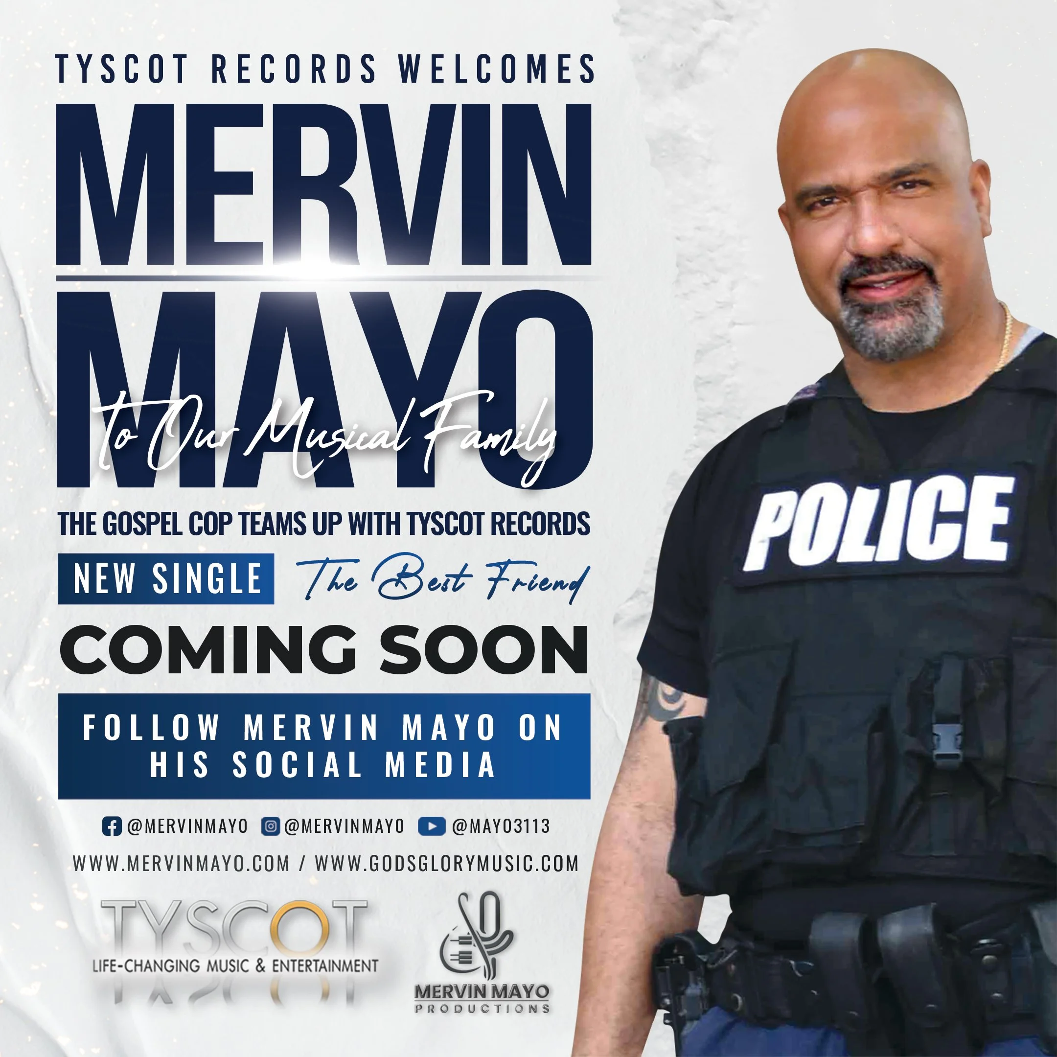 Mervin Mayo Announces Deal with Tyscot Records/ Warner Bros. Music
