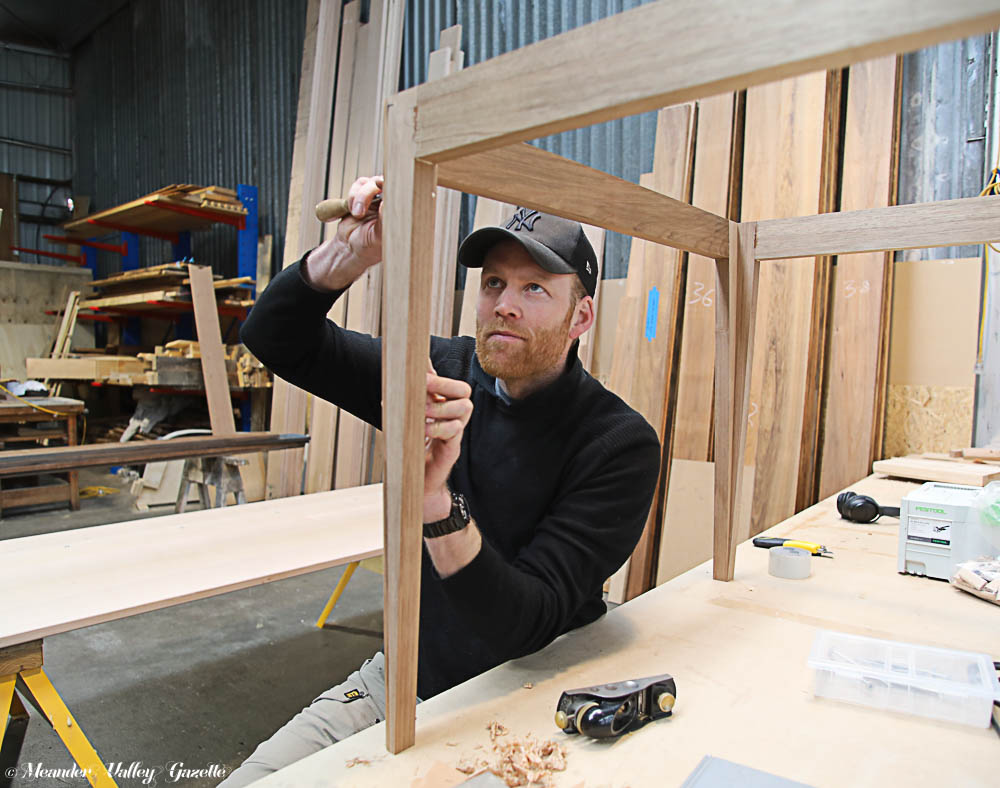 Launceston’s Simon Ancher will be demonstrating the use of hydrowood at this year’s Craft Fair.
