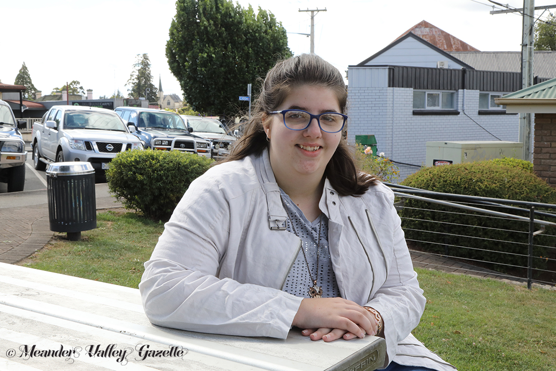 Sarah Larcombe of Westbury has been awarded this year’s tertiary scholarship. Photo | Maggie Howe