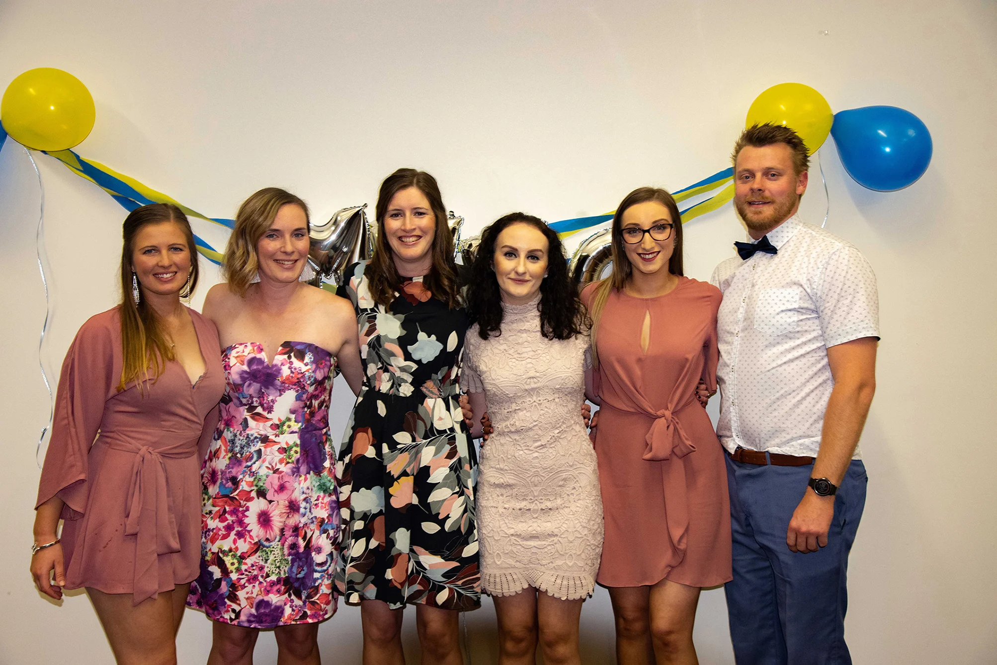 Left to right: Jess Cowan, Shannon Styles, Penny Hooper, Morgan Goninon, Hannah Marshall, Eric Izbicki. Photo by Jaden Watts