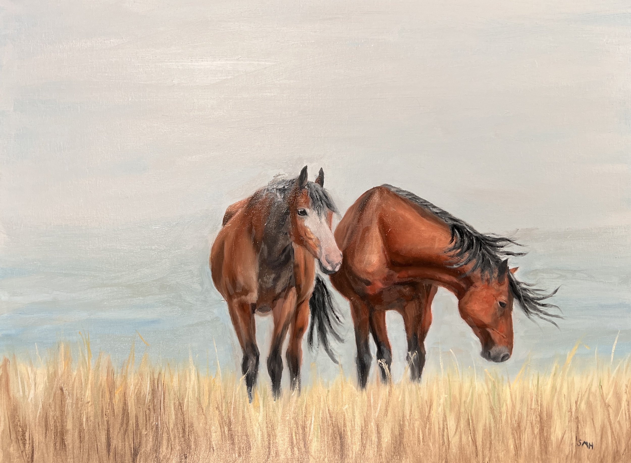 With Flowing Tail and Flying Mane