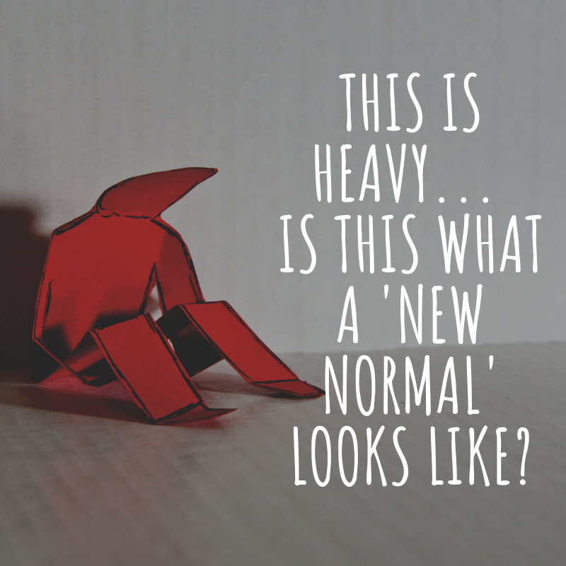 THIS is Heavy... Is This What a New Normal Looks Liks? 