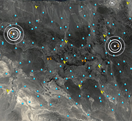 Weather and rain monitoring stations, Hajar ranges, Oman.