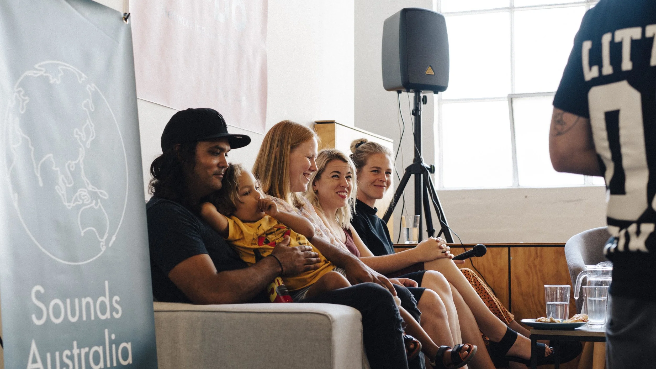 L-R: Nathan Bird, Sabrina Robertson, Katie Besgrove, Coco Eke Source: VMDO; Photographer: Sianne van Abkoude