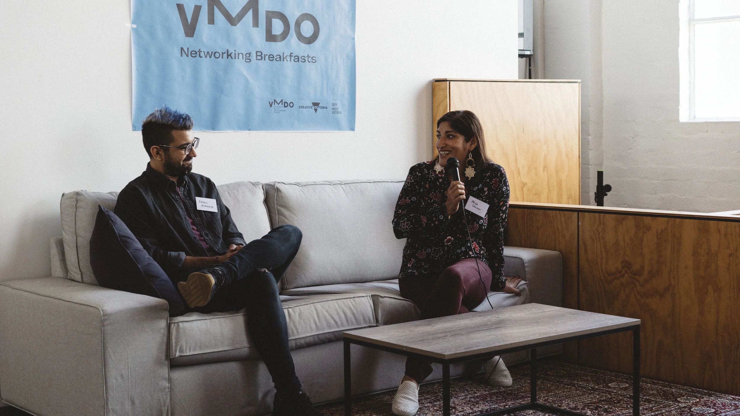 L-R: Rahul Kukreja, Priya Dewan Source: VMDO; Photographer: Sianne van Abkoude