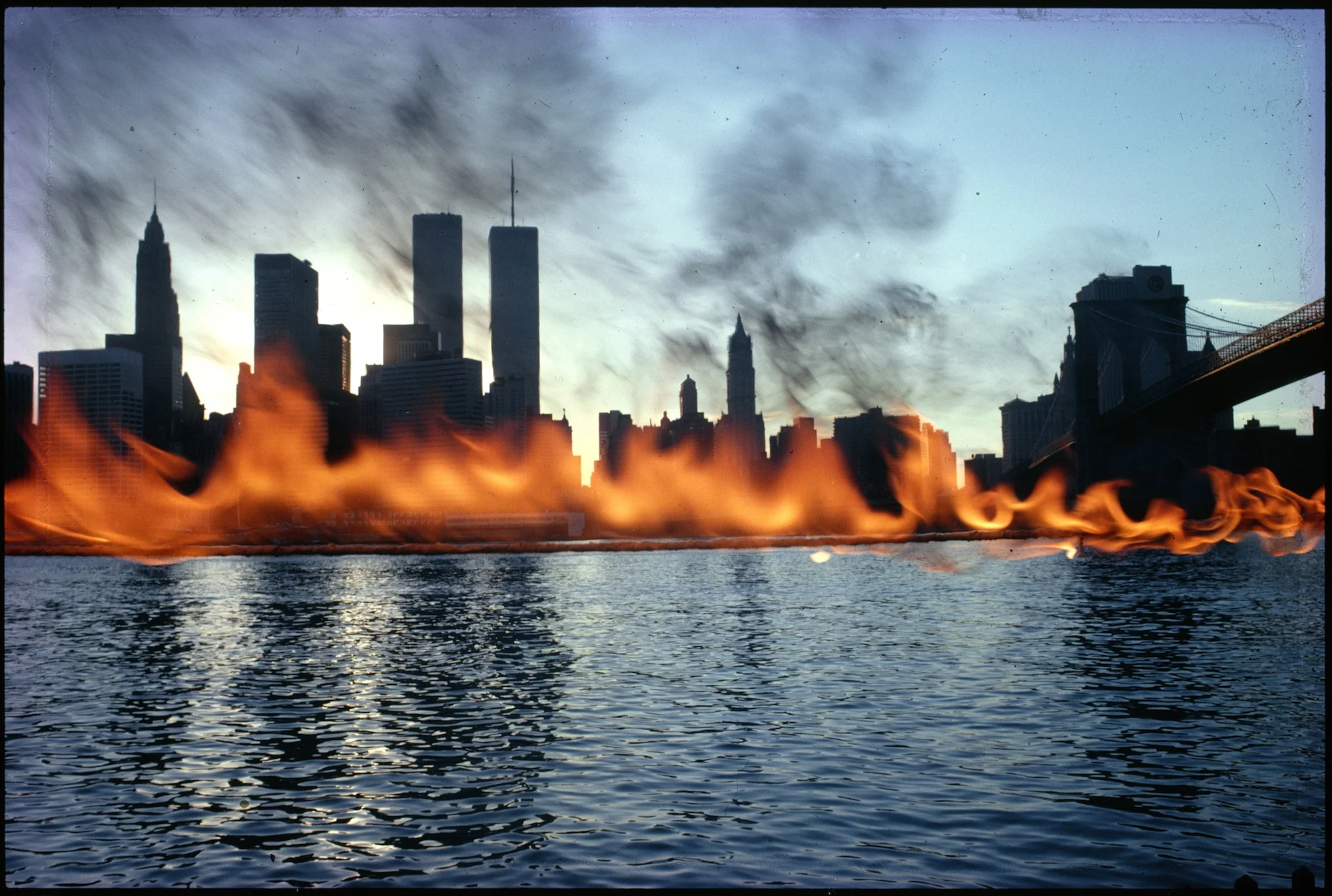 New York heat 1983 (painting with fire)