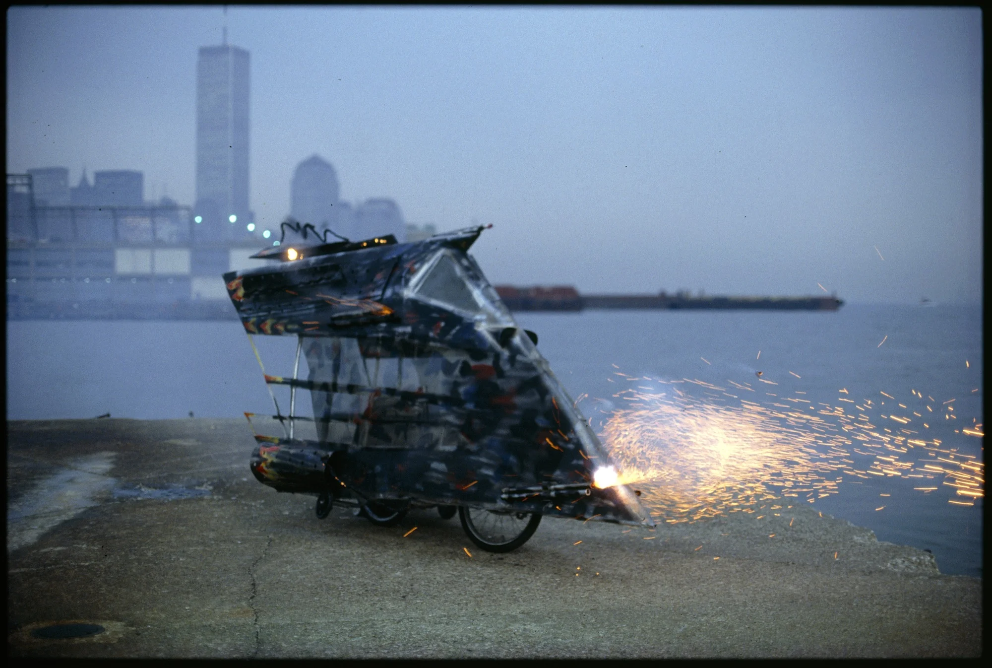 armed bicycle NYC 1983 URBAN MYTHOLOGY