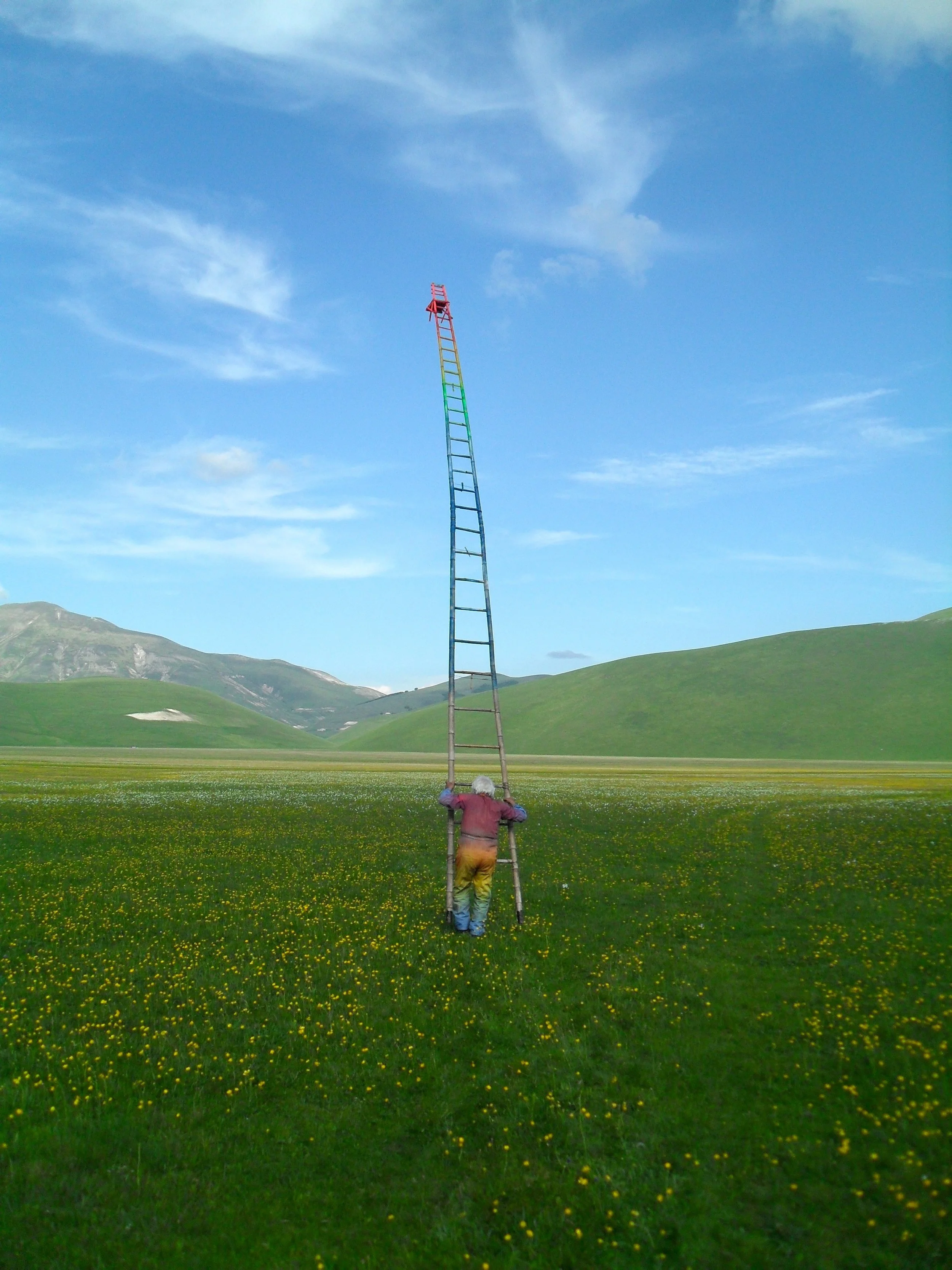 Icaro la scala corta Castelluccio di Norcia 2013