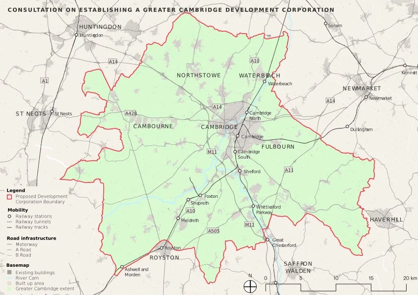 Government consults on the Greater Cambridge Development Corporation 