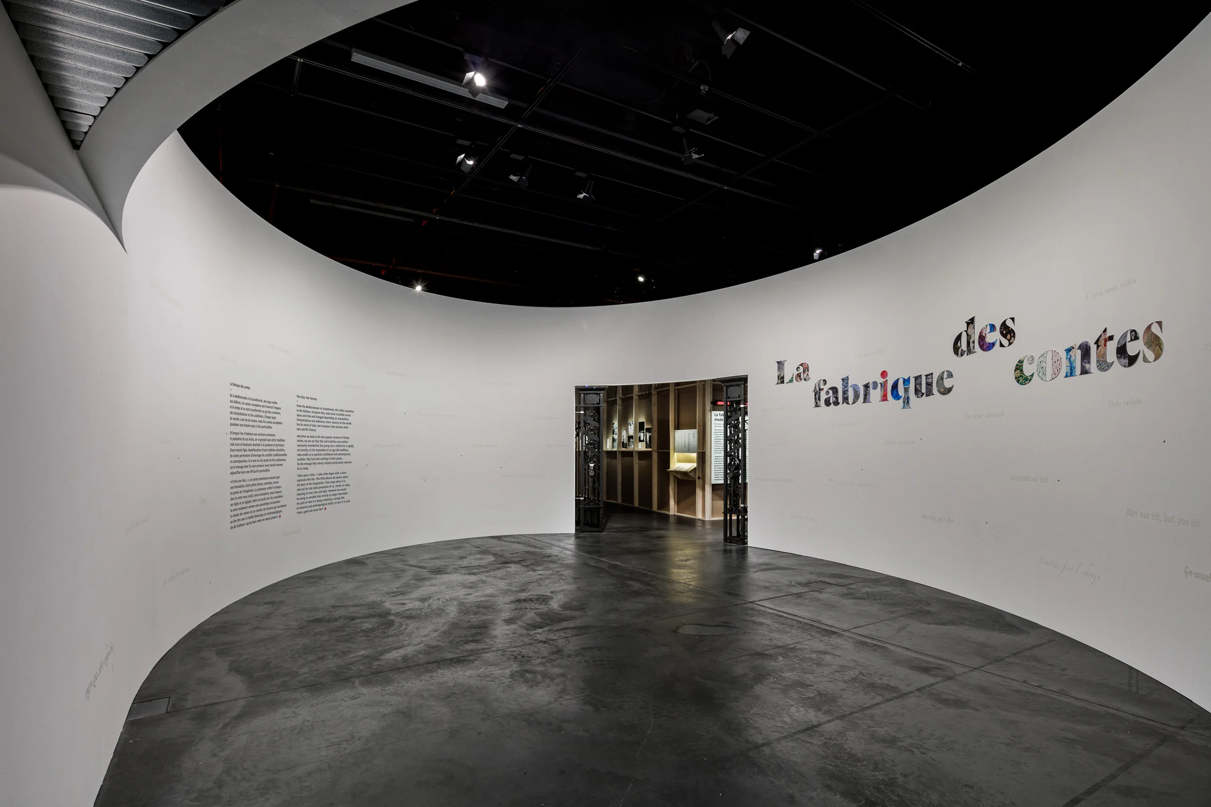 “LA FABRIQUE DE CONTES” AUSSTELLUNG KLIENT: EXPOMOBILIA AG, EFFRETIKON / MCH GROUP AG, ZÜRICH LOCATION: MUSEE D’ETHONGRAPHIE DE GENEVE, GENF