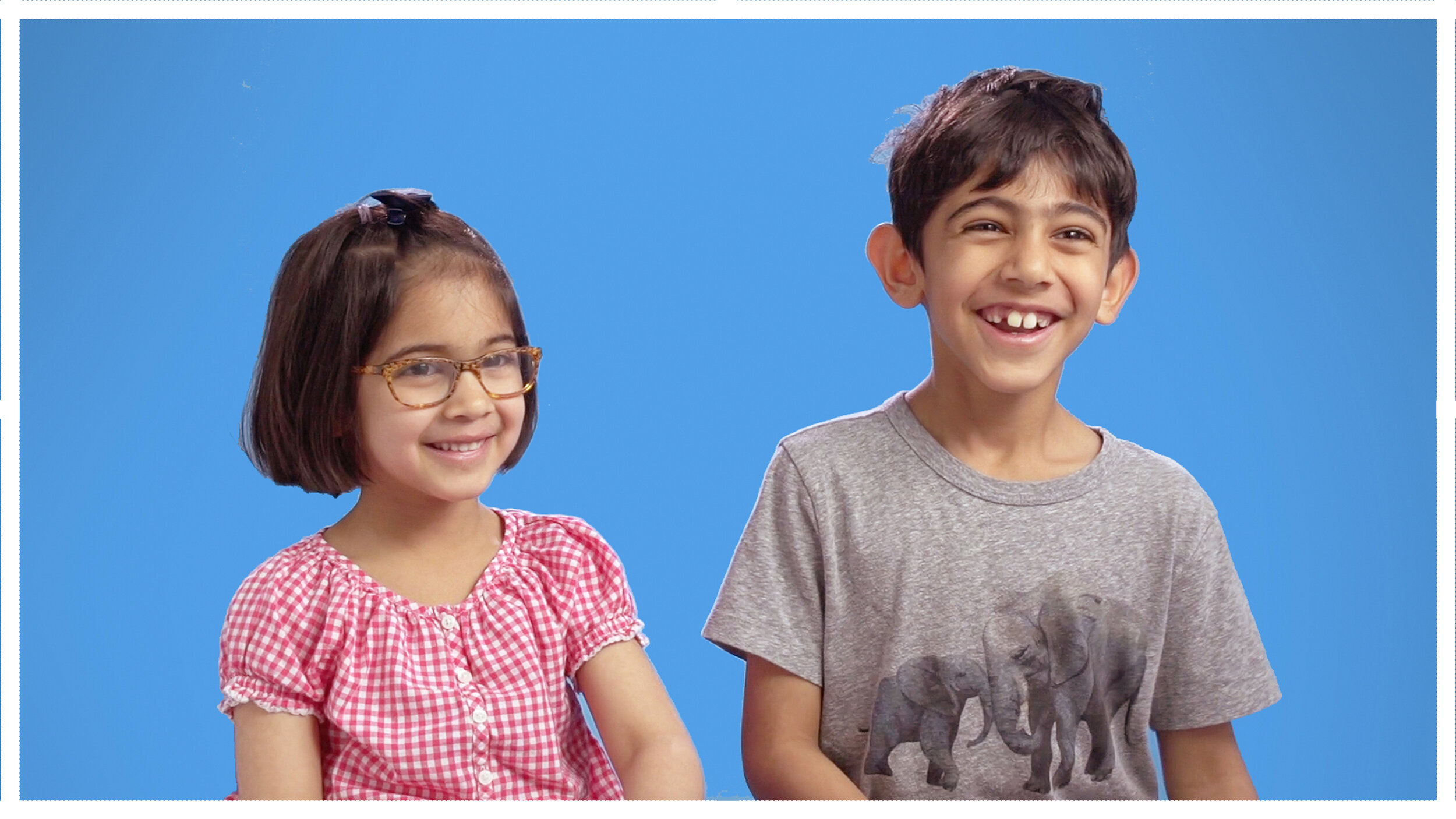 A one hour filming session for two siblings