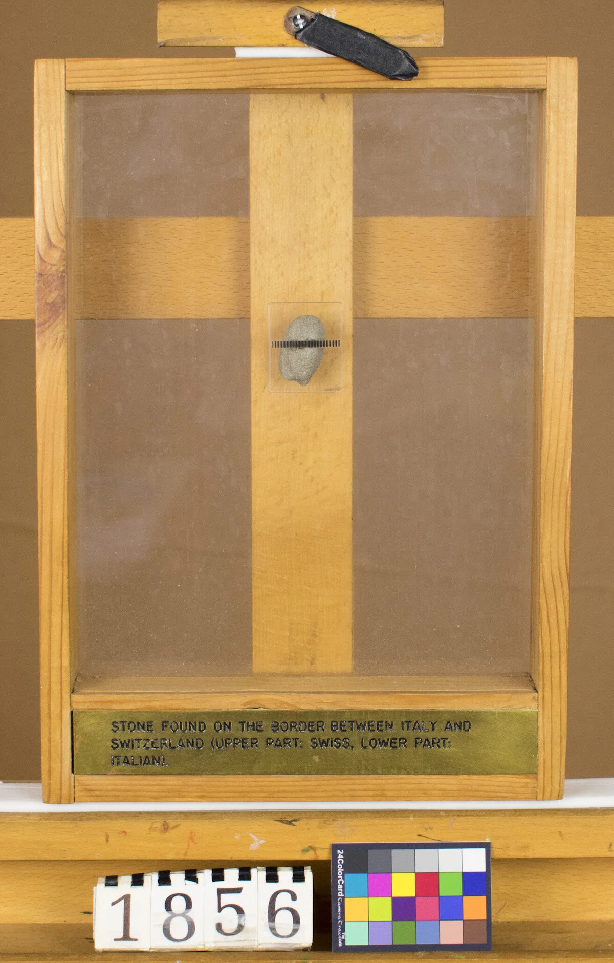 Stone Found on the Border Between Italy and Switzerland, 1975