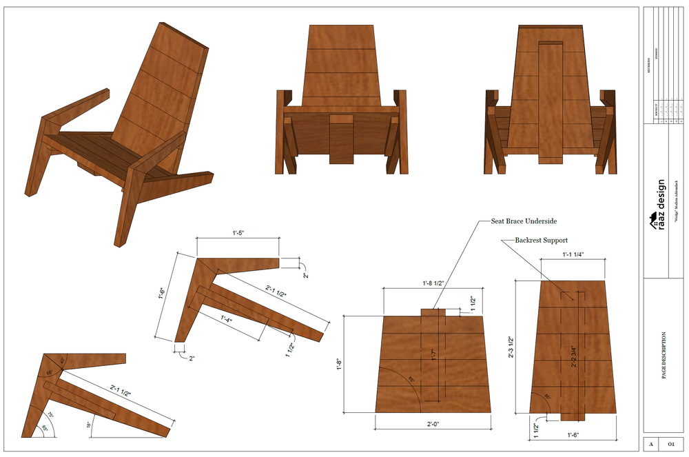 Adriatic Chair Plans