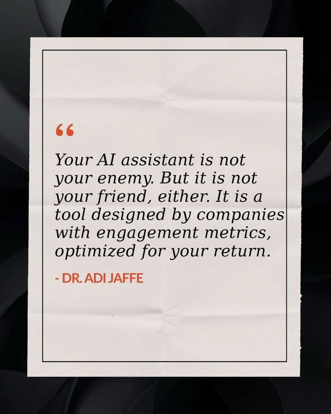 Who&rsquo;s really in control?