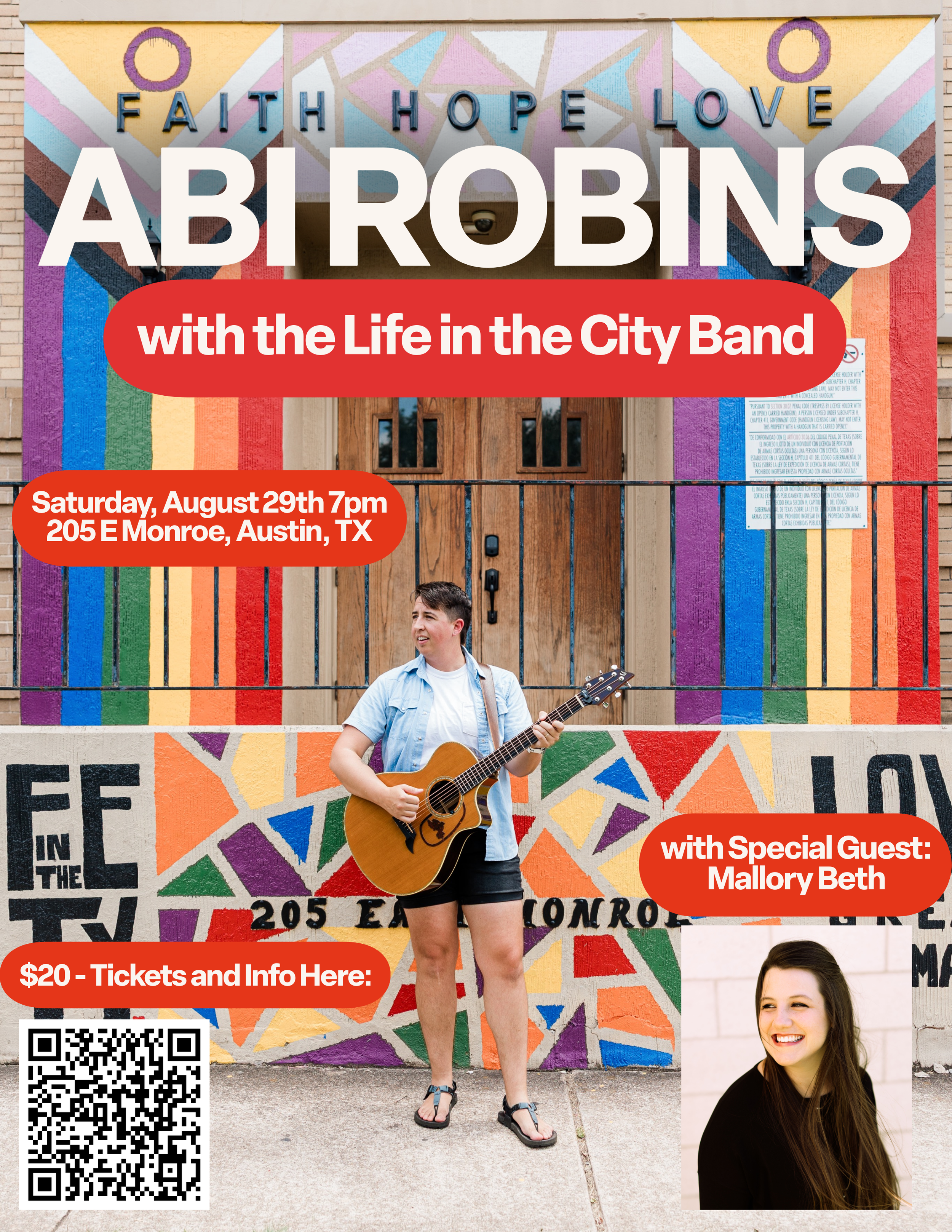 Abi Robins and The Life in the City Band w/ Mallory Beth