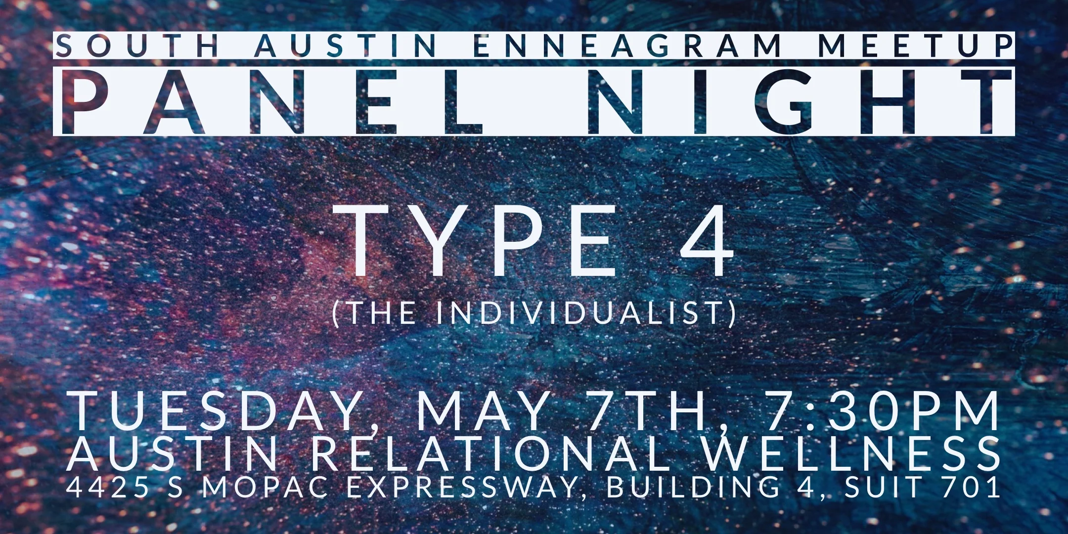 South Austin Enneagram Meetup Panel Night: Type 4