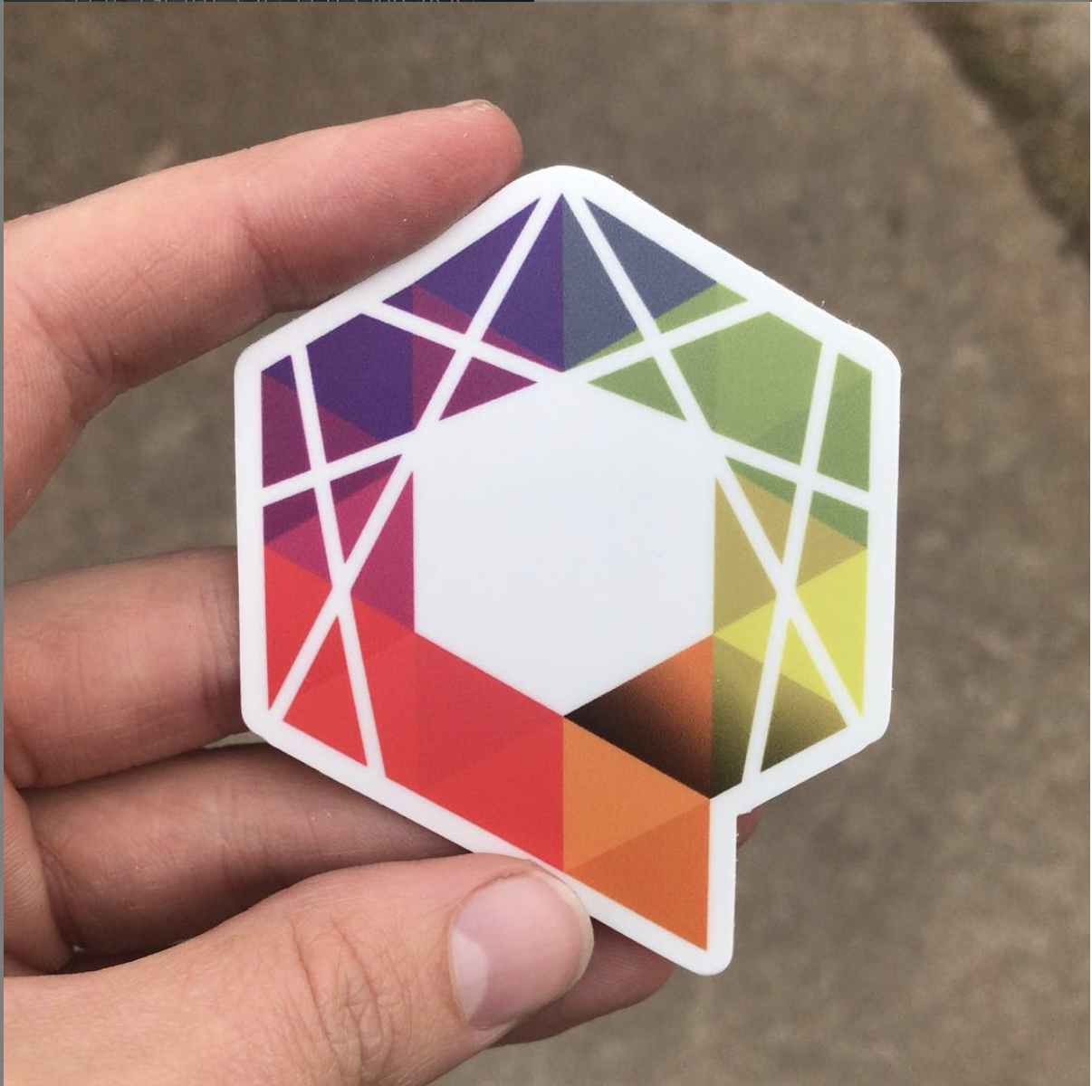 Queer Enneagram Vinyl Sticker
