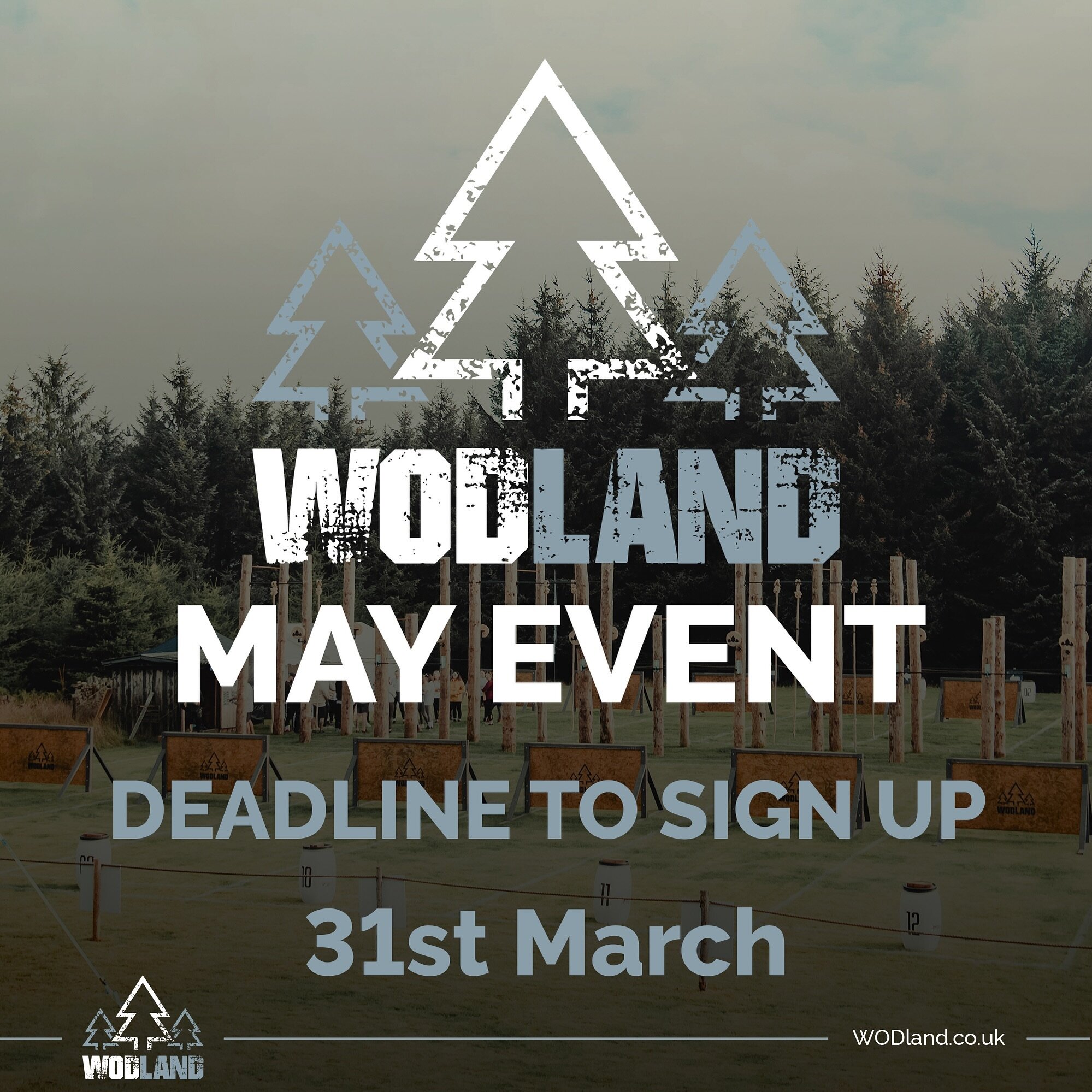 🌲MAY EVENT DEADLINE nearly here🌲

💥If you haven&rsquo;t yet signed up for our May event. You have until midnight on Sunday 31st March💥

🗓️Teams of 3 - Saturday 18th May
🗓️Masters Pairs - Sunday 19th May
🗓️Teens Pairs - Sunday 19th May

Go via 
