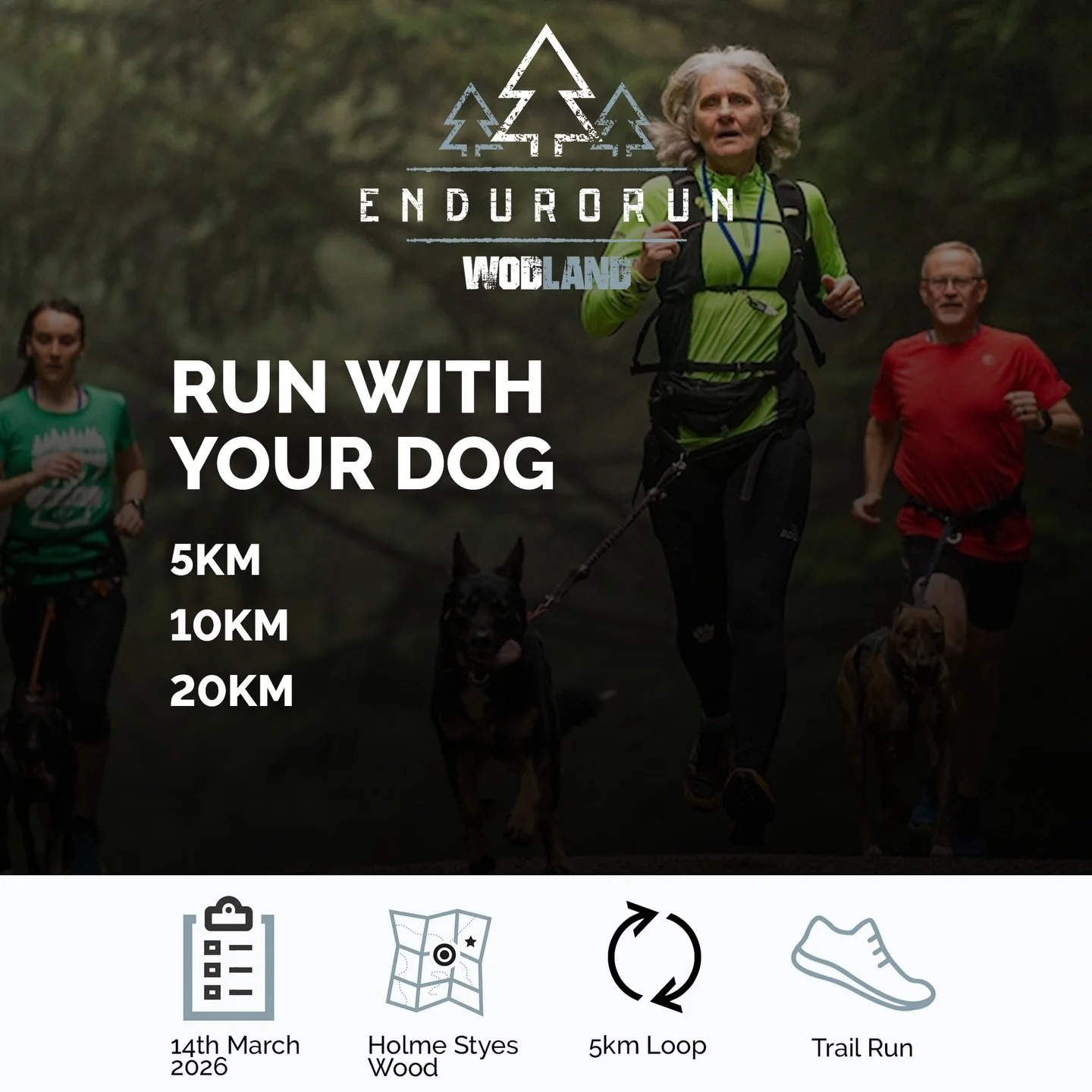 Calling ALL #canicross runners 🐶🏃🏽

We have opened up Endurorun so that you can now run with your dog in the; 5km, 10km, 20km races. Making ENDURORUN an exciting dog-friendly trail challenge 🙌🏻

All you have to do when registering is add &ldquo;