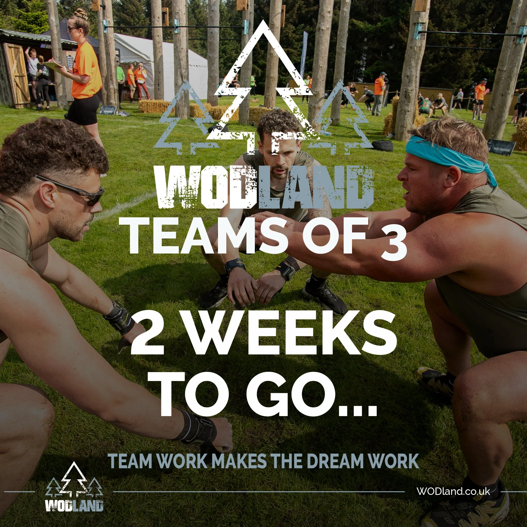 🚨2 WEEKS TO GO🚨

We are getting EVER closer to the BIG 3️⃣... 2️⃣... 1️⃣... GO!!

😎🪵🌲
#WODlandUK #functionalfitness #outdoorfitness #teamfitness