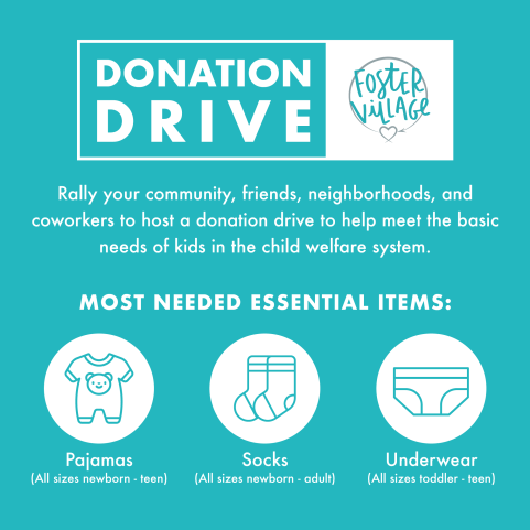 In-Kind Donations — Foster Village North Texas