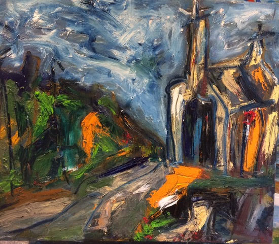 Church Revisited (Oil)