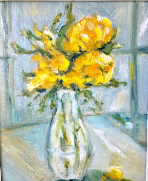 Yellow Roses (Oil)