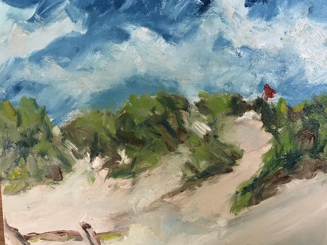 In The Dunes (Oil)